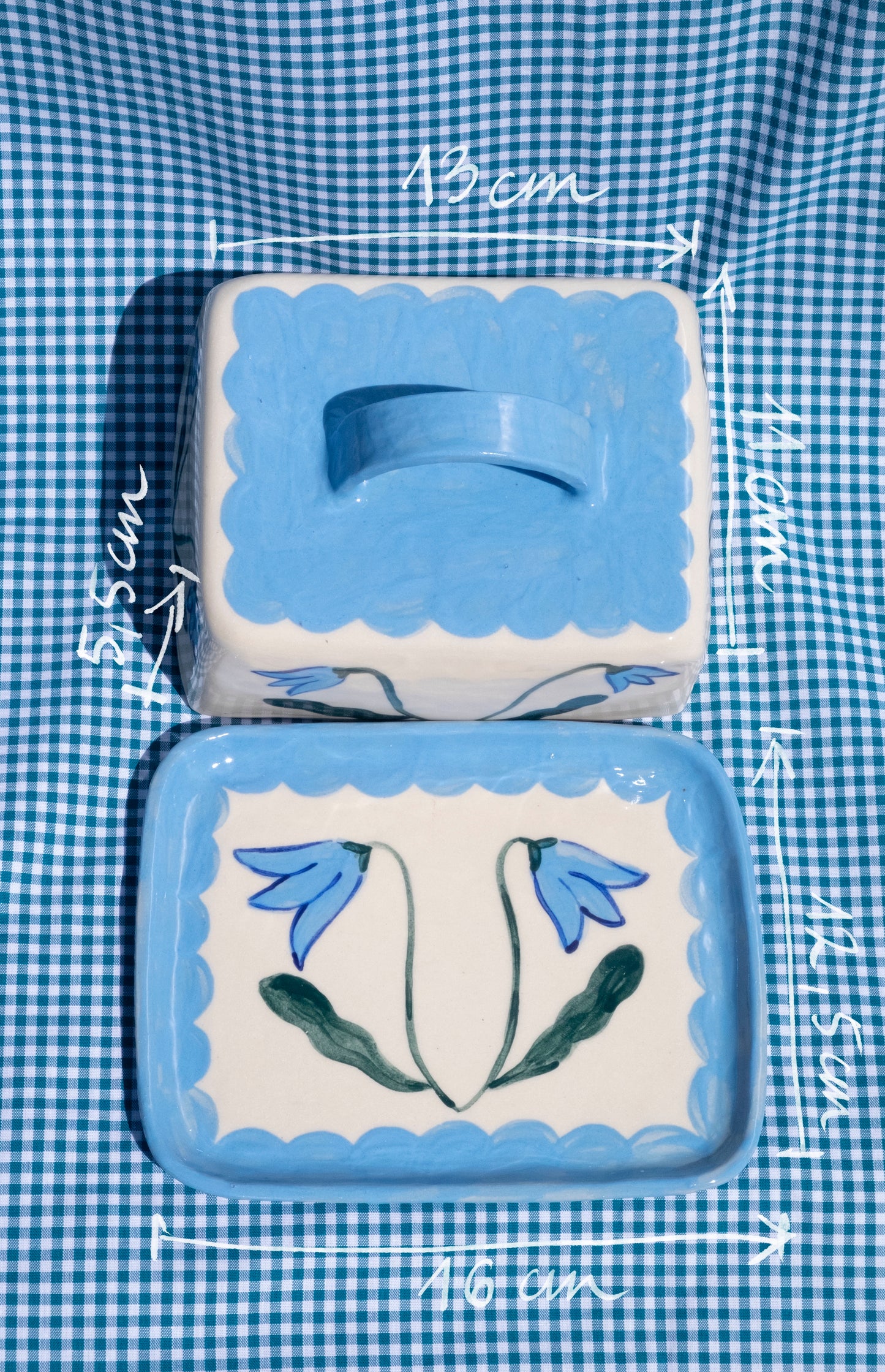 Bluebell Butter Dish