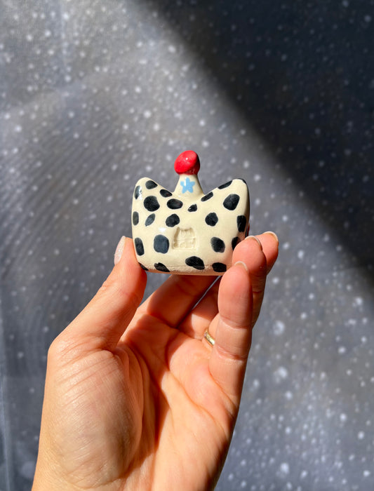 Spotty Grumpy Cat ring holder